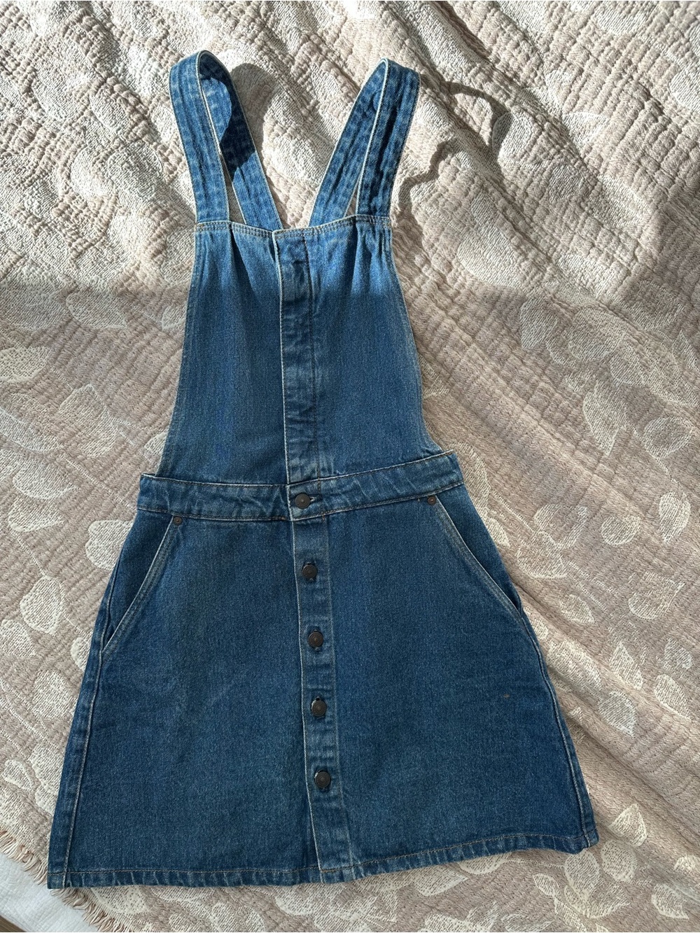 Zara Denim Overall Dress